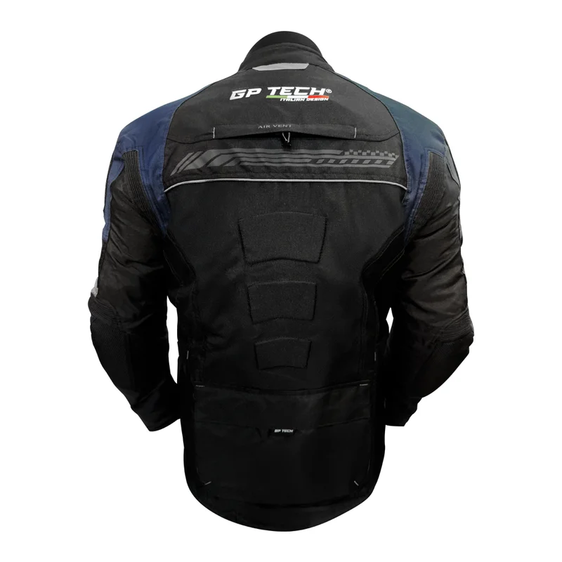 Jaqueta GP Tech Masculina Explorer Adventure Preto/Azul - Spinelli